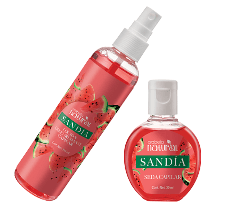 ARABELA NATURAL SANDÍA: LOCIÓN Y SEDA CAPILAR