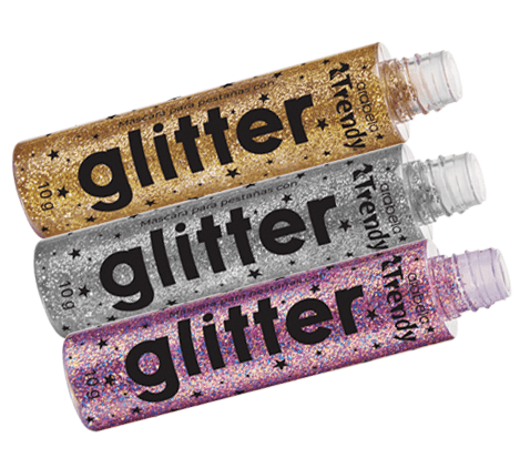 A. T. MASCARA PARA PESTAÑAS CON GLITTERS