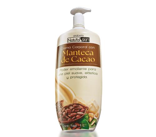 A. N. S. CREMA CORPORAL CON MANTECA DE CACAO, 1 L